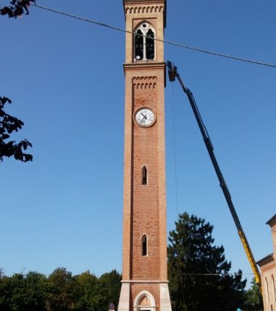 Consolidamento della torre campanaria della chiesa parrocchiale di Badoere