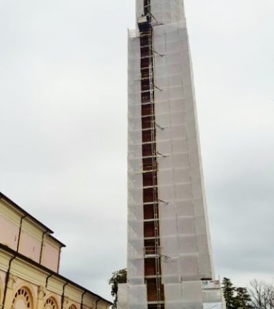 Restauro conservativo della torre campanaria della chiesa parrocchiale di San Polo di Piave.