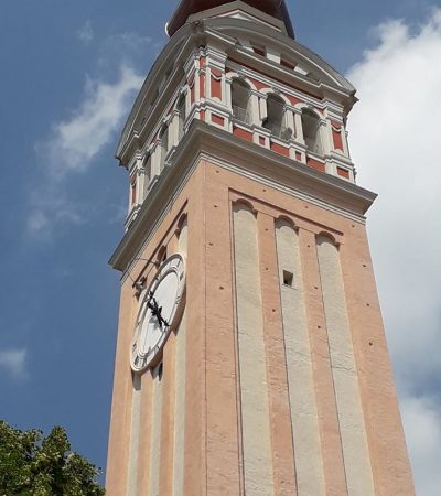 Restauro della torre campanaria e del sottotetto della chiesa parrocchiale di Castello di Godego.