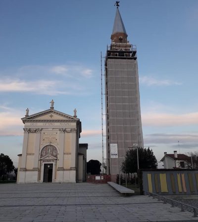 Restauro conservativo della torre campanaria della chiesa parrocchiale di Salgareda.