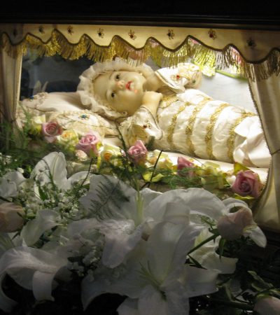 Restauro della Statua di Maria Bambina, chiesa parrocchiale di Fonzaso (BL).